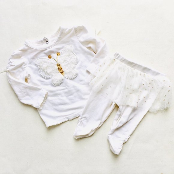 PM Editor Pick 💋 Nannette Baby Butterfly Tutu Set